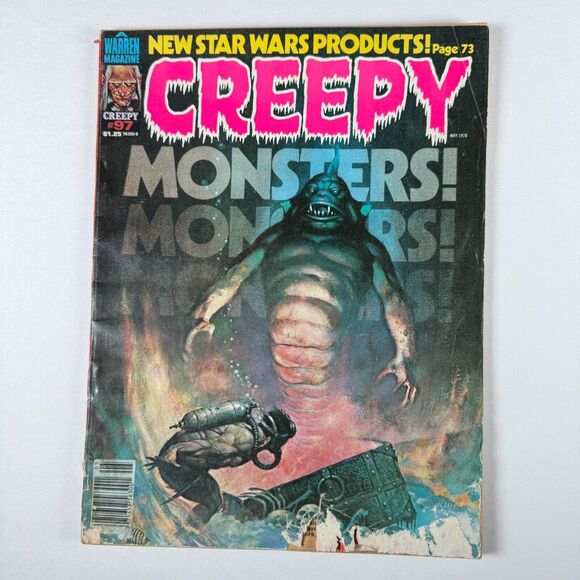 CREEPY #97 / Frank Frazetta / MONSTERS / New Star Wars Products - Picture 1 of 9